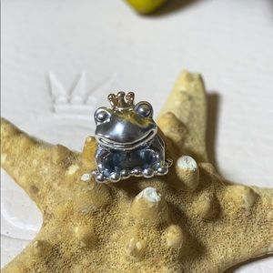 Pandora Authentic Frog Prince 👑 🐸!! Two tone